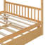 Lit en bois avec lit gigogne simple-887574705