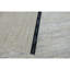 Grey Silver Textured Silk Wool Blend Rug-2033541097