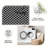 Black Ivory Lattice carpet-easy to clean, machine-washable, soft and comfortable; suitable for door mats, kitchens, living rooms, bedrooms, corridors, and laundry areas. Easy to clean, durable carpet for home decoration.-129765203