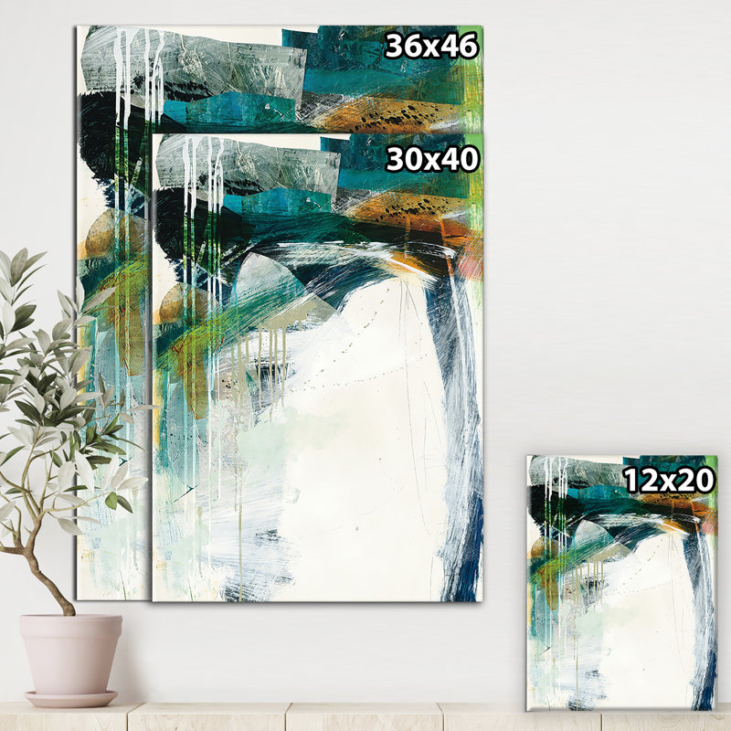Impression sur toile tendue, H 20 po x l 12 po x P 1po