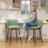 Swivel 26.8'' Faux Leather Counter Stool ( Set Of 4 )-106647211