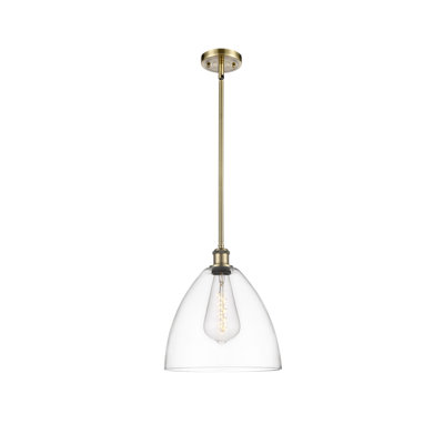 Luminaire suspendu en forme de globe à 1 lumière Allysha