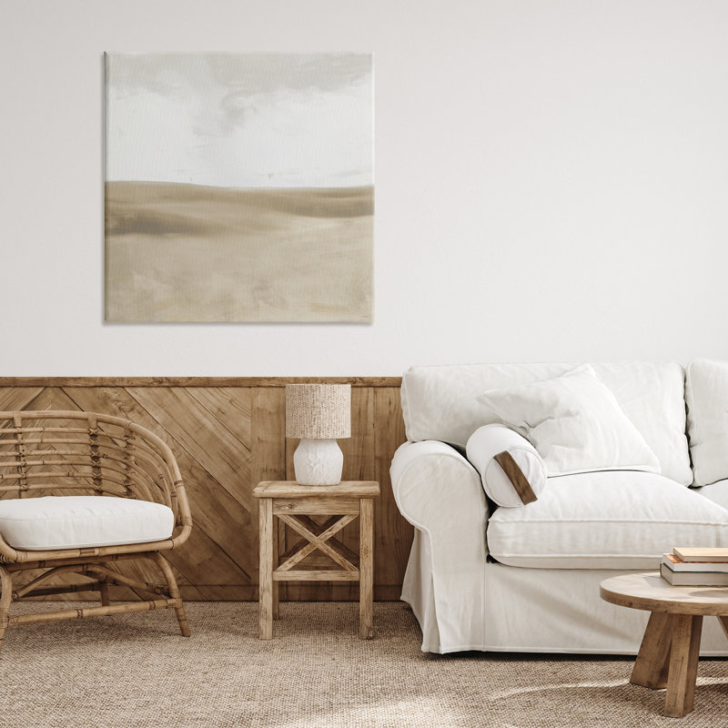 Toile Smooth Neutral Hills, design par Dan Meneely, H 30 po x l 30 po