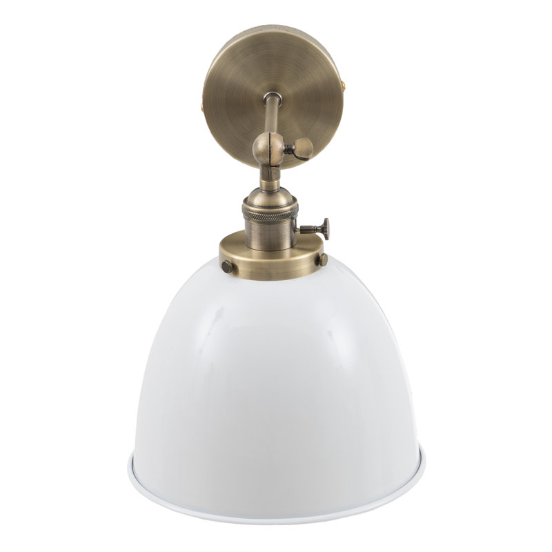 Chinn Iron Wallchiere, White, Gold