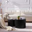 Solid Wood Top End Table-1107361210