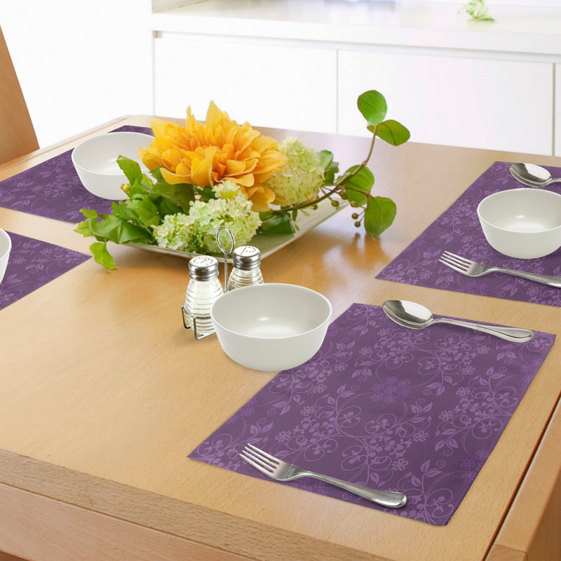 Ensemble de 8 napperons décoratifs East Urban Home