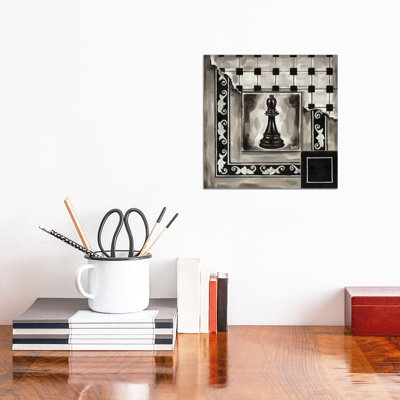 Chess II 1 Piece Wrapped Canvas Painting