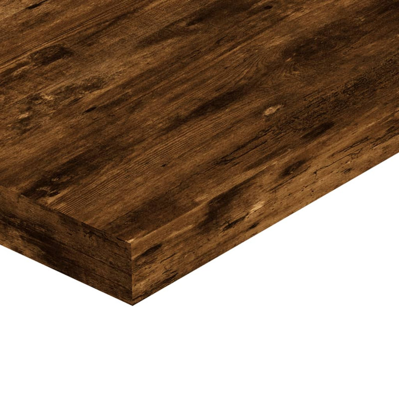 Thresa Bracket Shelf, Smoked Oak, 0.6 in H × 15.7 in W × 3.9 in D