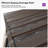 Aluminum  Outdoor Hardtop Gazebo Double Roof For Patio Desk Backyard Brown-119156823