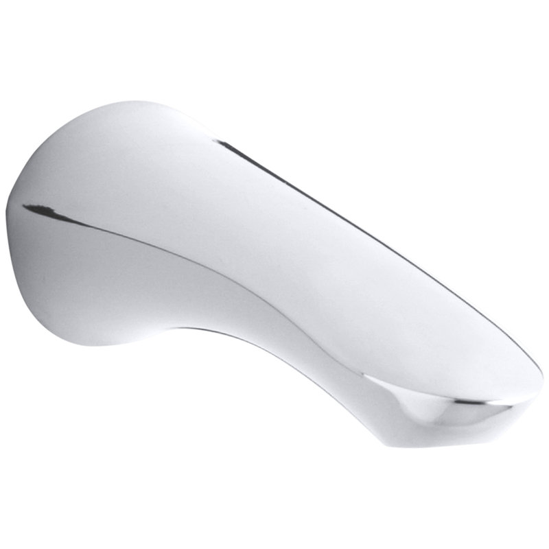 Refinia Wall-Mount Non-Diverter Bath Spout, Polished Chrome
