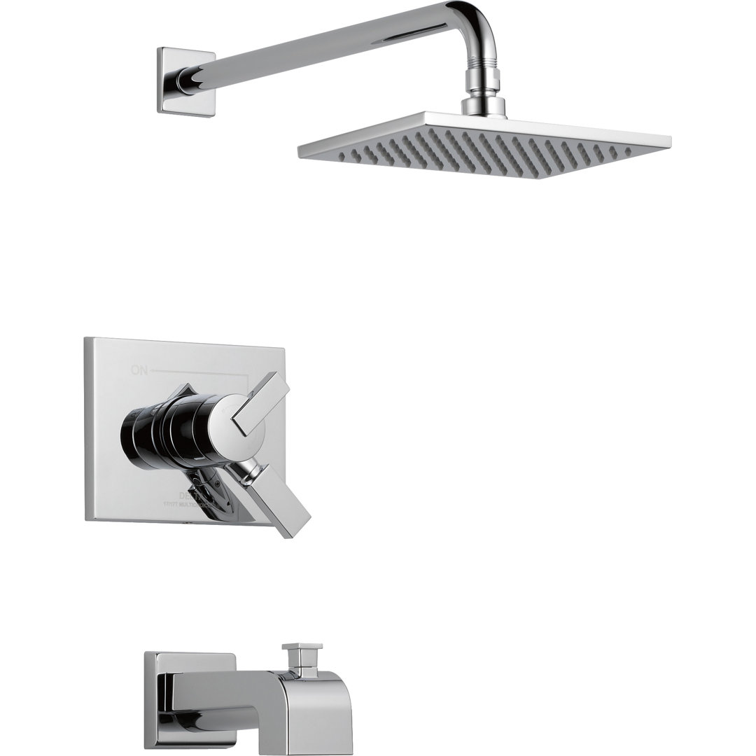 Vero Volume Control Tub and Shower Faucet with Monitor Delta 