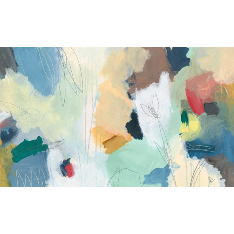 Medley 3 Print by Goderwis, Kyle, 43" H x 71" W, Gold Framed