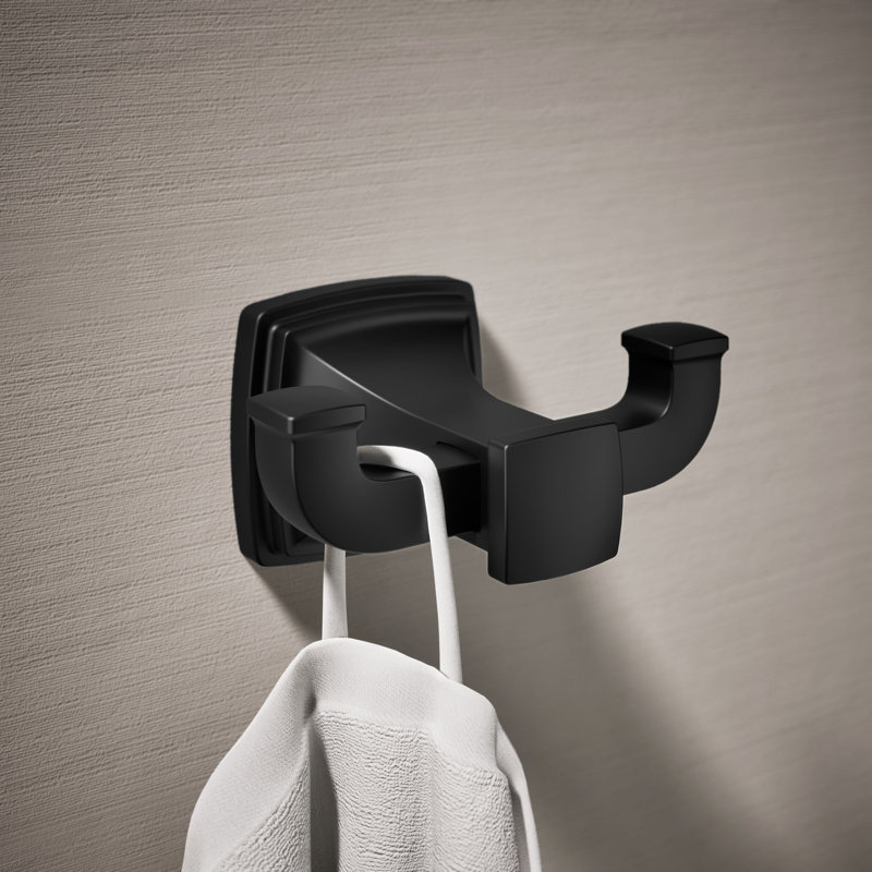 Wall Mounted Robe Hook, Black