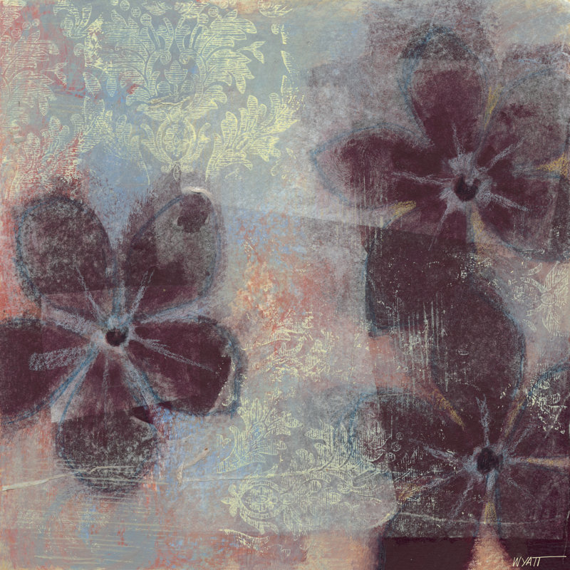 Mauve Resonance II - Wrapped Canvas Print, 30cm H x 30cm W x 3.8cm D
