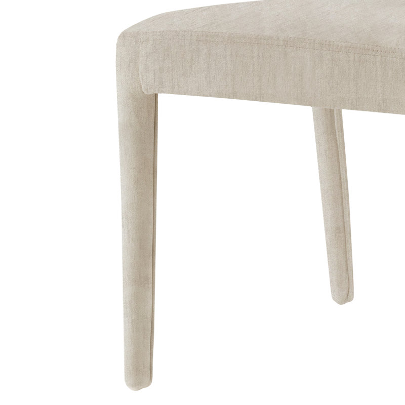 Rayniyah 21'' H Upholstered Side Chair, Beige