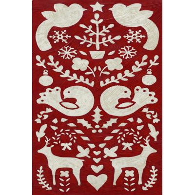 Christmas Joy II by Chariklia Zarris - Wrapped Canvas Painting