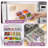 5-Pack Lunch Box, 4 Compartment Snack Container, Divided Snack Box, Colourful