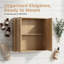 Armoire de rangement murale