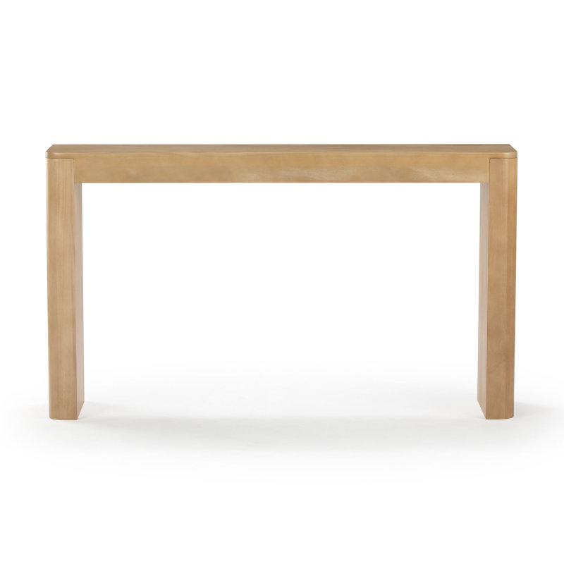 Stemple Solid Wood Console Table, 32" H x 56" W x 12" D, Blonde
