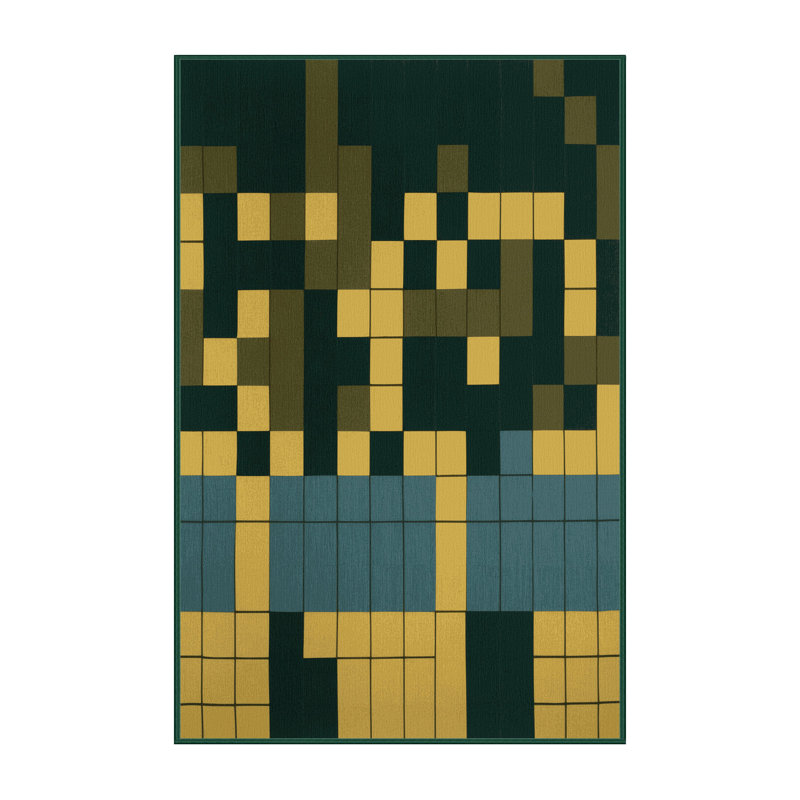 Earthly Bits Rug, Rectangle 8' x 10'