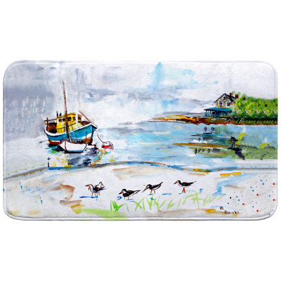 Tapis de bain Bateau et bécasseaux
