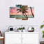 Plage envoûtante - ensemble de 4 impressions sur toile tendue-432679817