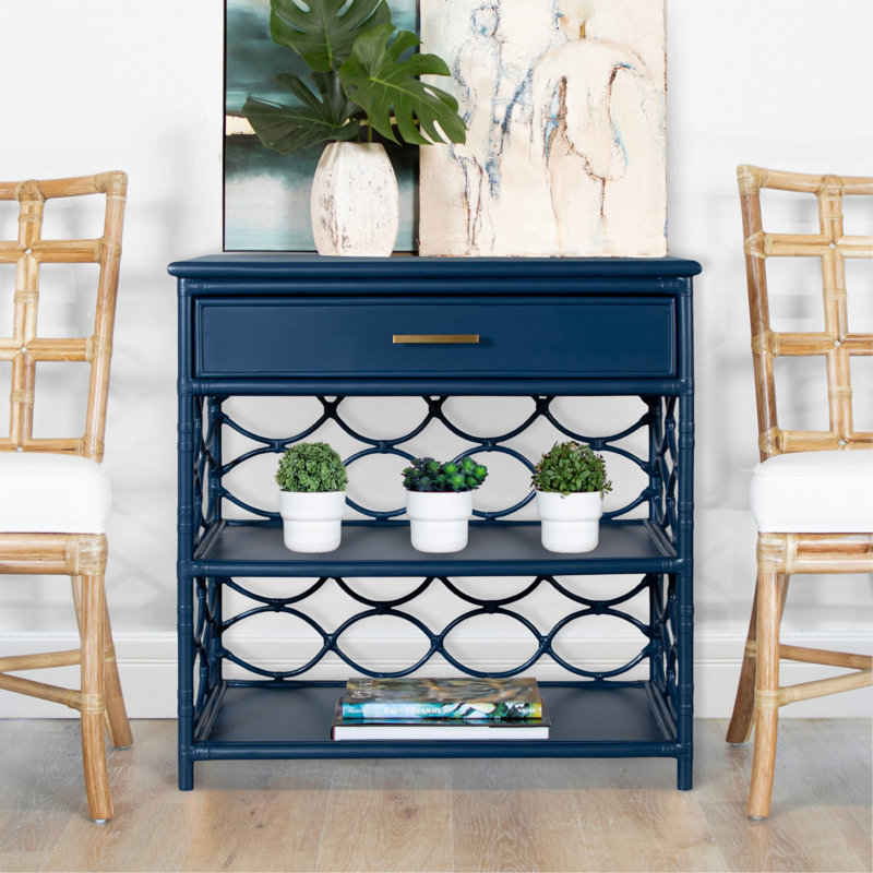 Manning End Table, Navy
