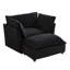 Canapé moderne avec accoudoirs et fauteuil rembourré 47 po-115709599