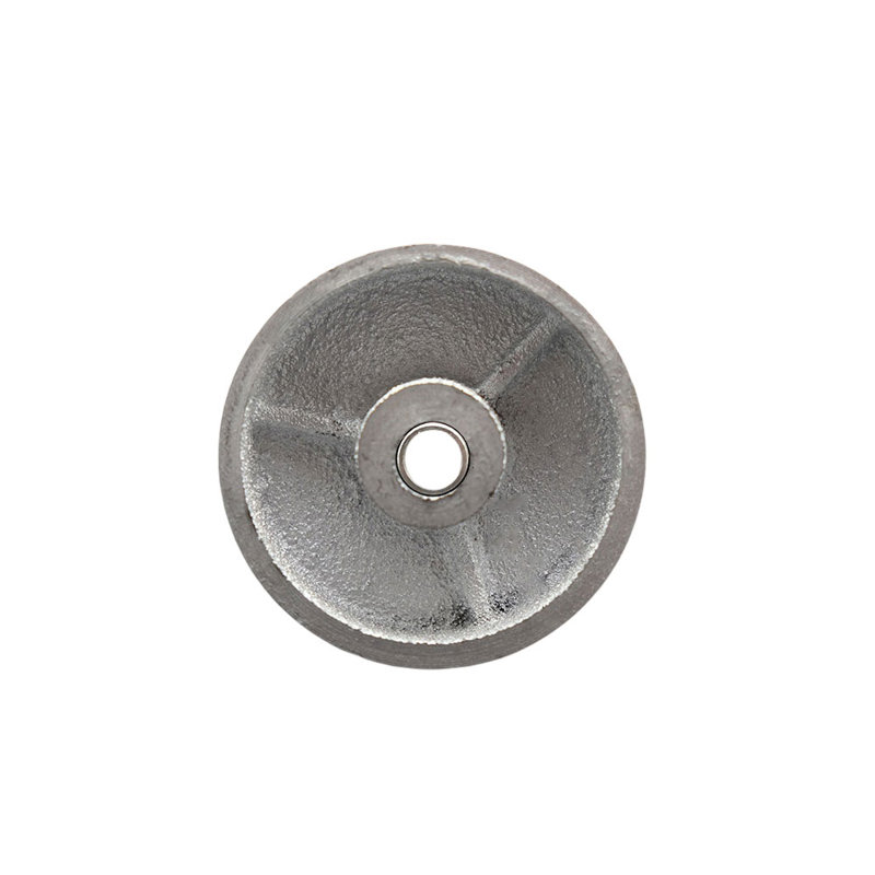 SCC - Roue en fonte semi-acier de 3 po seulement - Alésage de 3/8 po - Capacité de 350 lb