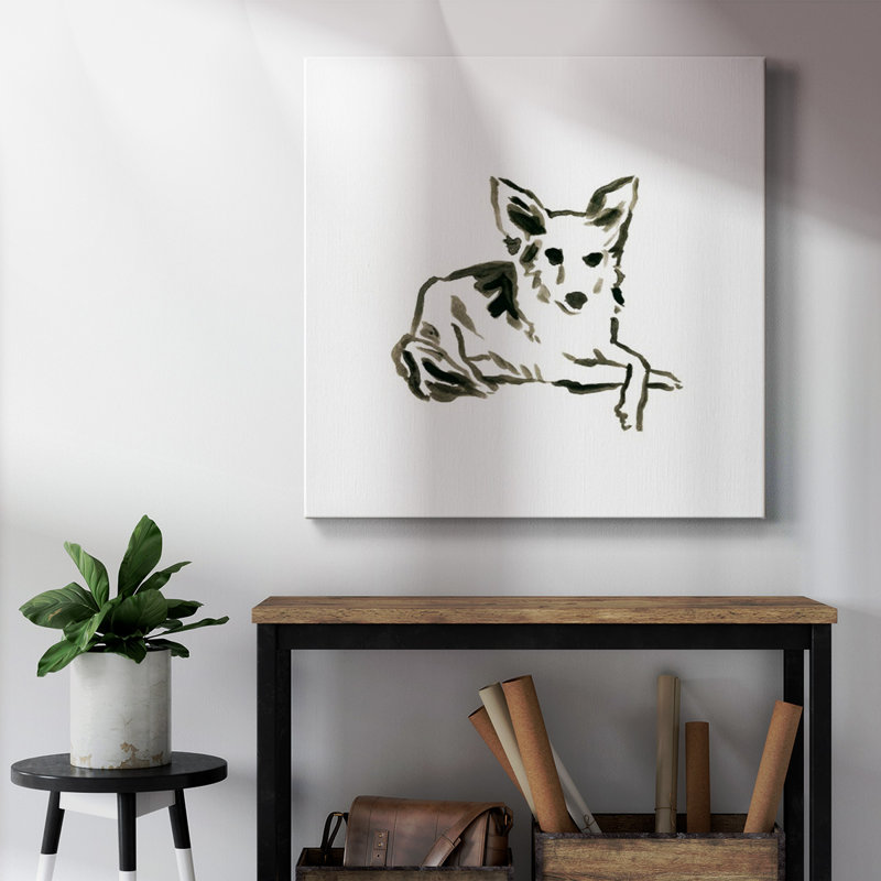 Toile tendue Canine Cameo VI-Premium Gallery - prête à être accrochée