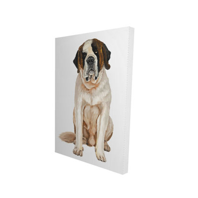 Saint Bernard Canvas Wall Art - Home Decor for Pet Lovers