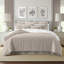 Ensemble de couvre-lit en coton naturel Shay 8 pièces-109897542