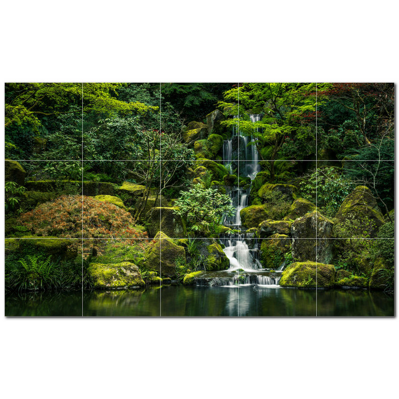 Murale décorative en céramique 4,25 po x 4,25 po