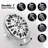 Versatile Water-saving Dual Shower System, Chrome Finish, Modern Bathroom Upgrade