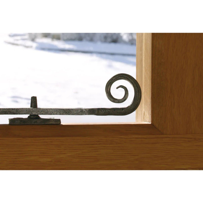 Monkeytail Stay Door Accessory, Aged Brass, 27.2" W