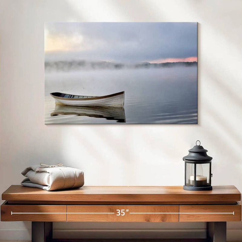 Tranquil lake Aletra, H 16 po x l 24 po