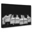Broken Piano Keys In Abstract - Wrapped Canvas Print-55316010