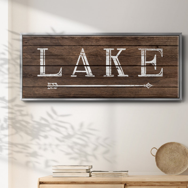 To the Lake- Framed Canvas