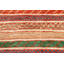Tapis rayé à la main Kazak 4 x 5