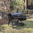 Oklahoma Joe's 1060 sq. in. Longhorn Reverse Flow Offset Smoker, Black