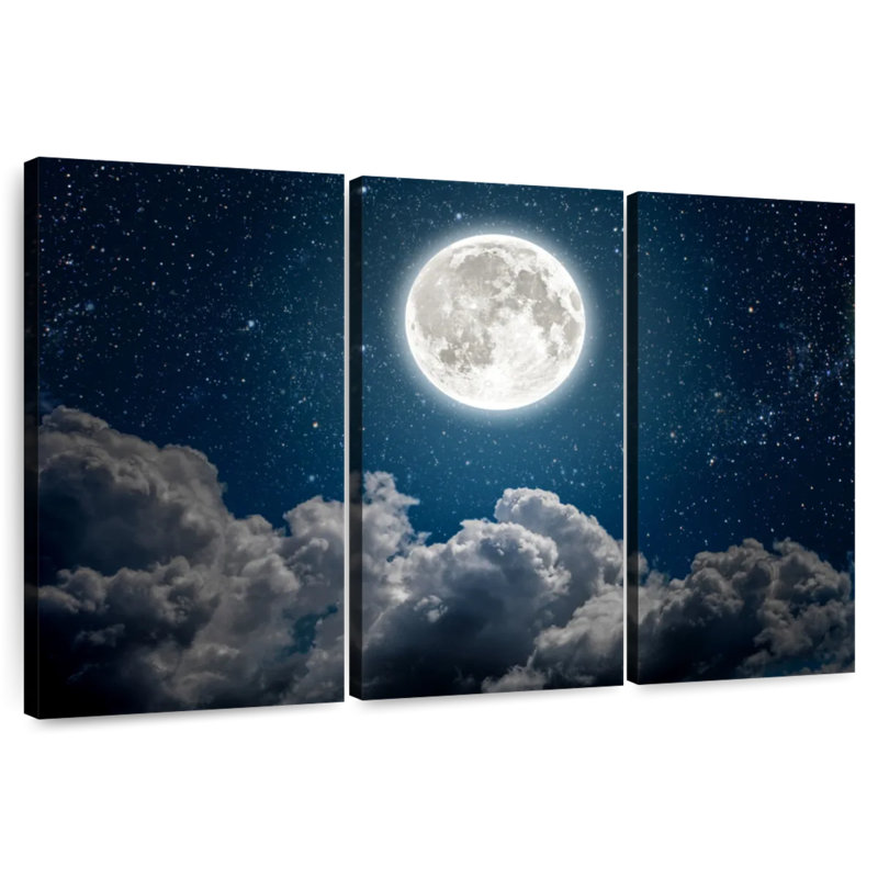 Oberle Beautiful Moon, 36" H x 57" W