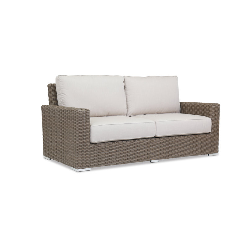Coronado Outdoor 2 - Seat Loveseat, Canvas Flax Sunbrella®