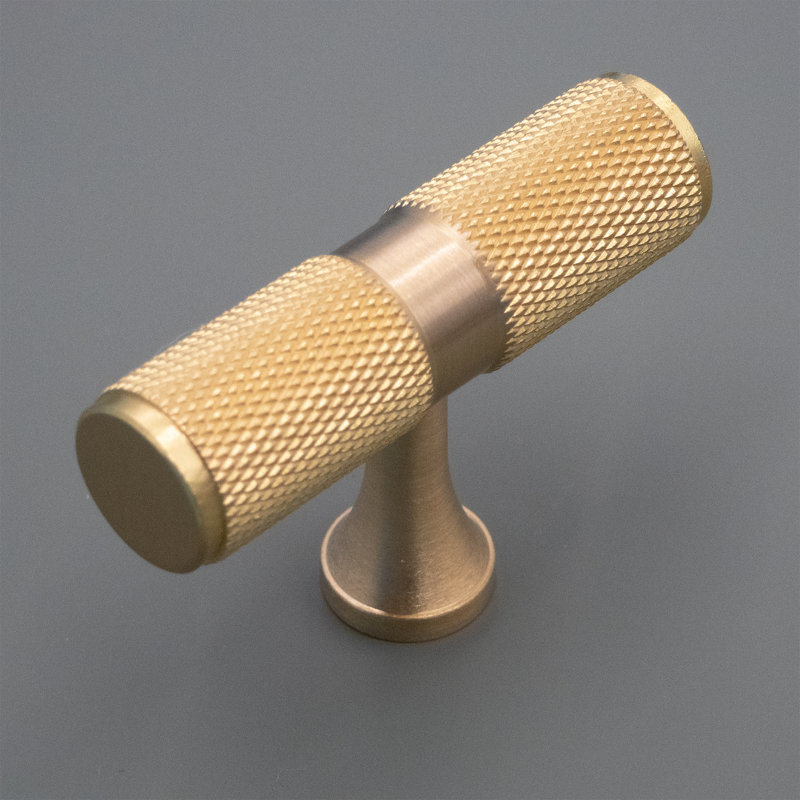 Bar Knob, Brushed Brass