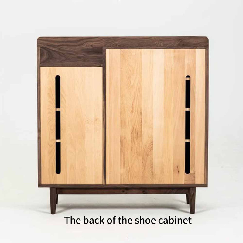 Magnifique armoire à chaussures de style américain, Bois brun foncé