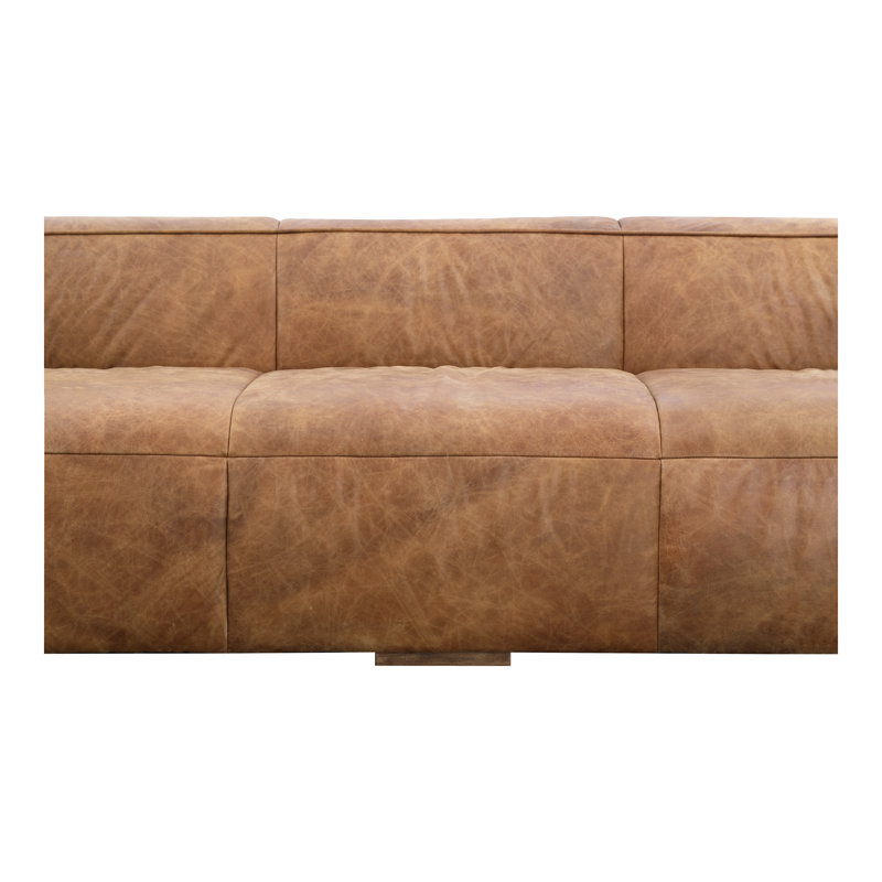 Bolton Sofa Cappucino, Cappuccino Genuine Leather