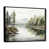 Black Floater Framed