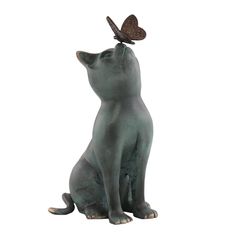 Cat Metal Garden Statue