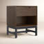 Table de chevet Mid-Century en bois massif avec tiroir Banting