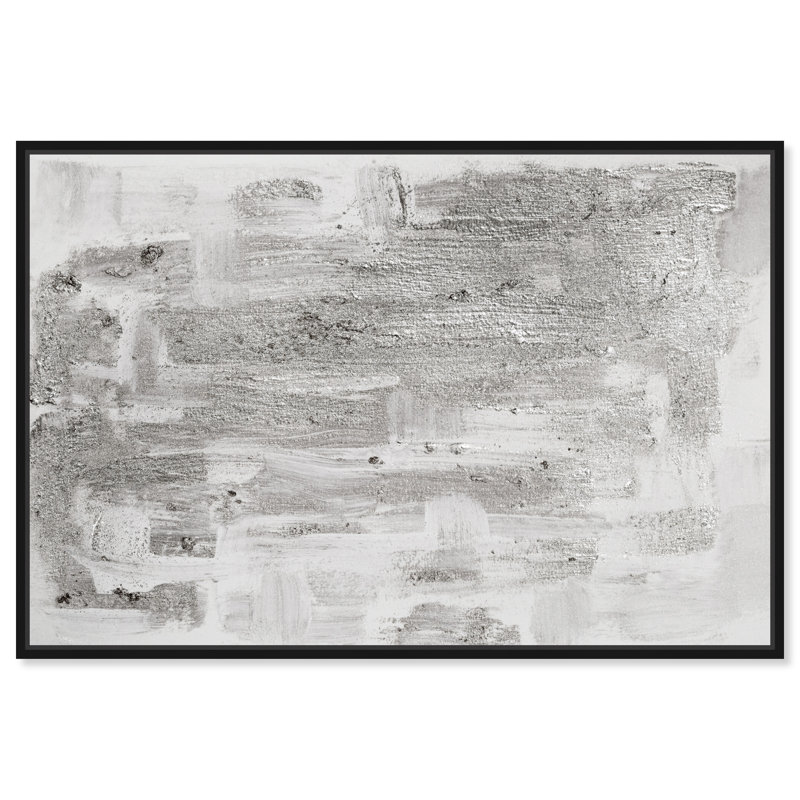 Pure Love - peinture sur toile, H 24 po x l 36 po, Cadre flottant noir