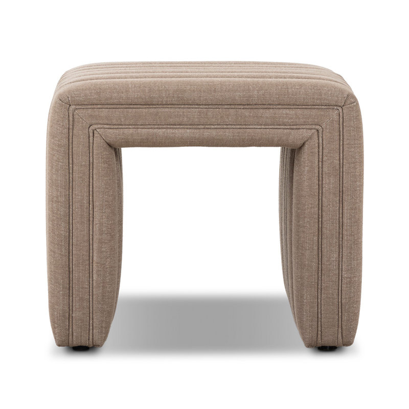 Repose-pieds Brandt, Mélange de polyester Crypton Nomad taupe